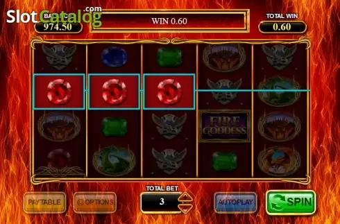 Скрин5. Fire Goddess (Inspided Gaming) слот