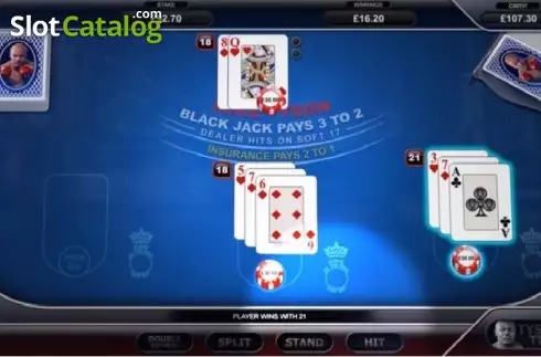 Скрин5. Mike Tyson Blackjack слот