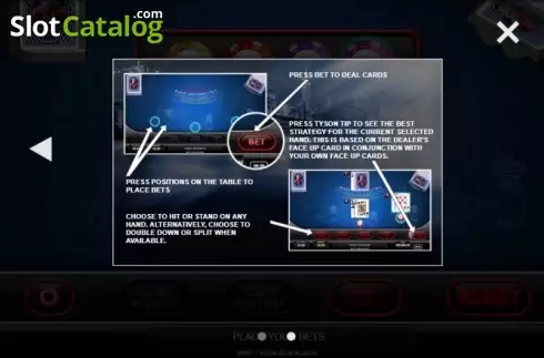 Скрин7. Mike Tyson Blackjack слот