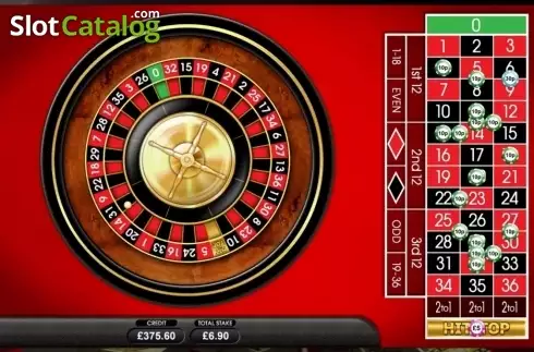 Скрин4. Hit the Top Roulette слот