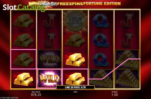 Скрин3. Gold Cash Free Spins Fortune Edition слот