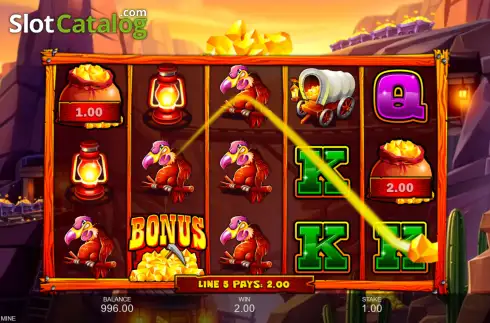 Скрин3. Gold Fever Mine All Mine слот