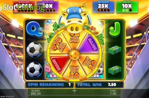 Скрин3. Bigger Piggy Bank Soccer слот