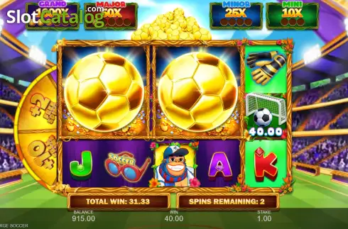 Скрин3. Kong It Up! Large Soccer слот