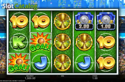 Скрин2. Cops 'n' Robbers Bigger Big Money Soccer слот