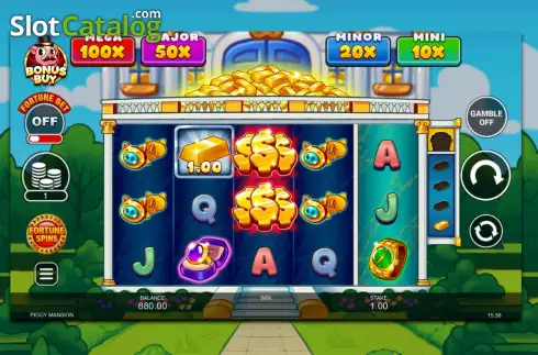 Скрин2. Piggy Mansion слот
