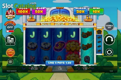 Скрин3. Piggy Mansion слот