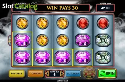 Скрин8. Demon Gems слот