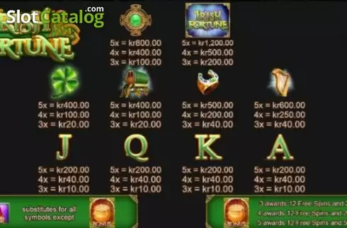 Скрин5. Irish Fortune слот