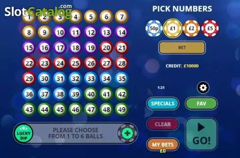 Скрин2. Rush Lotto слот