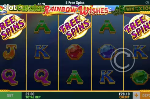 Скрин3. Rainbow Wishes слот