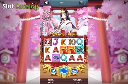Скрин2. Sakura Spells слот