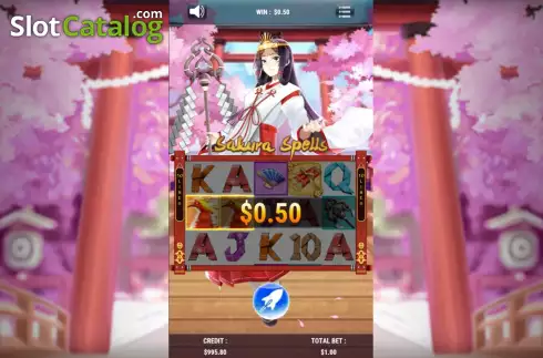 Скрин3. Sakura Spells слот