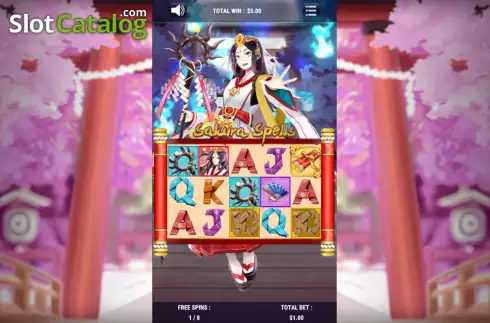 Скрин8. Sakura Spells слот