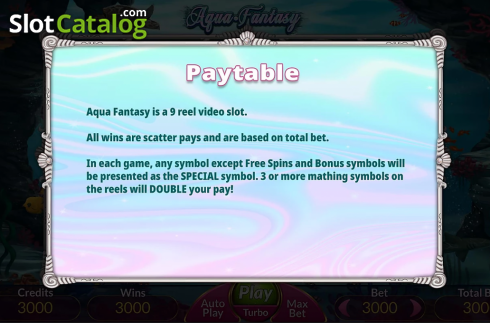 Скрин6. Aqua Fantasy слот