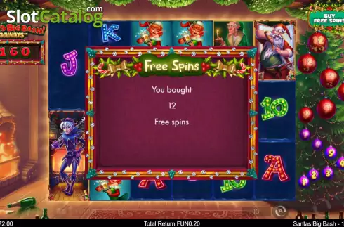 Скрин5. Santa's Big Bash Megaways слот