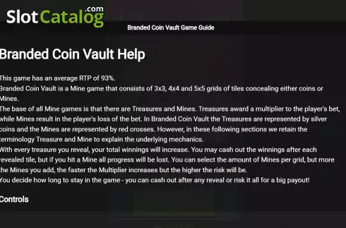 Скрин7. Vbet Coin Vault слот