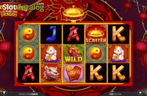 Скрин2. 8 Treasures: Luck of the Dragon слот