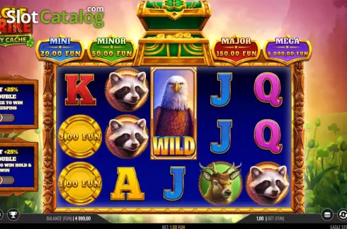 Скрин2. Eagle Strike Lucky Cache слот
