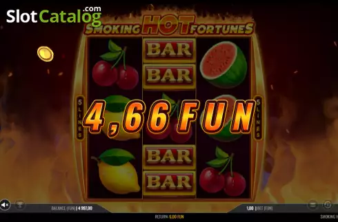 Скрин3. Smoking Hot Fortunes слот