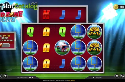 Скрин2. Red Zone Blitz Hold & Win слот