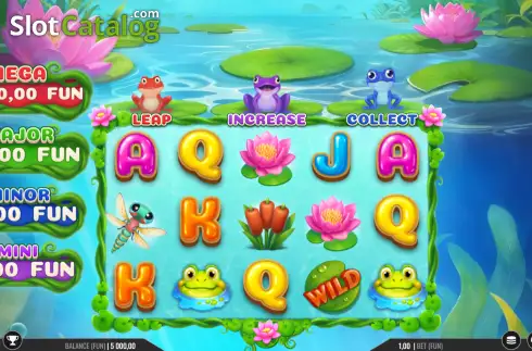 Скрин2. 3 Mad Frogs слот