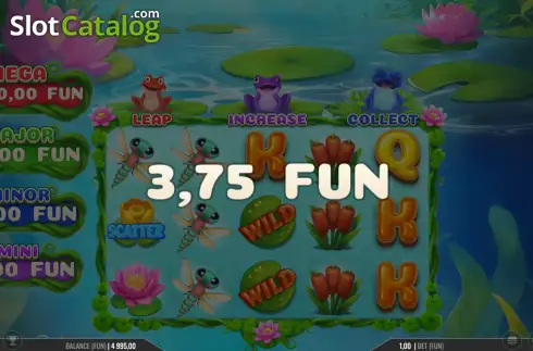 Скрин3. 3 Mad Frogs слот