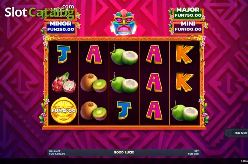 Скрин2. Crazy Tiki Hold & Win слот