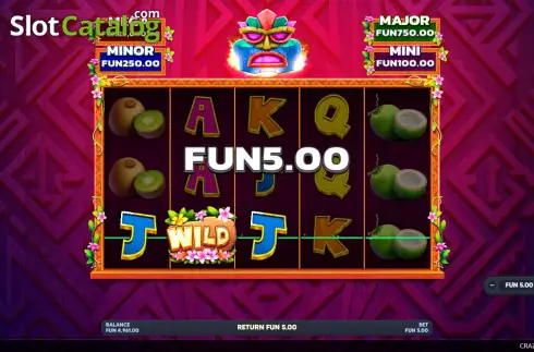 Скрин3. Crazy Tiki Hold & Win слот