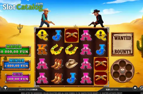 Скрин2. Cowboy Showdown слот