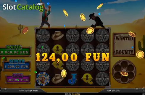 Скрин3. Cowboy Showdown слот