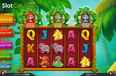 Скрин2. 3 Cheeky Chimps слот