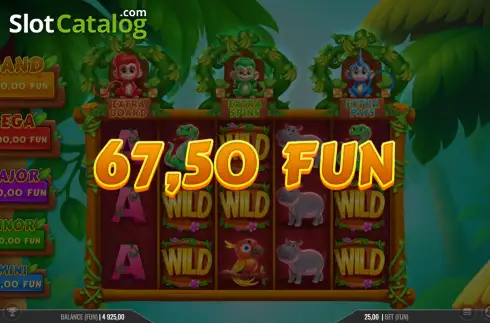 Скрин3. 3 Cheeky Chimps слот