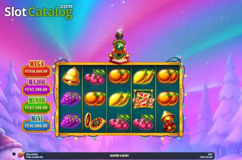 Скрин2. Santa's Express Hold & Win слот