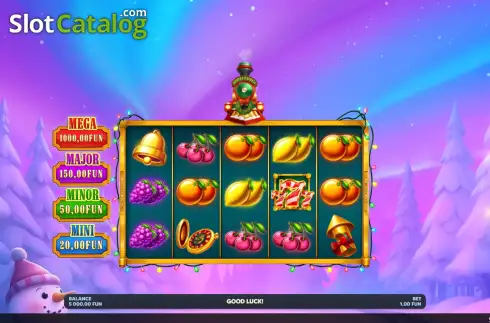 Скрин2. Santa’s Festive Express Hold & Win слот