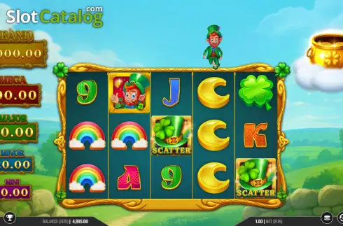 Скрин2. Leprechaun Charms Rainbow Jackpots слот
