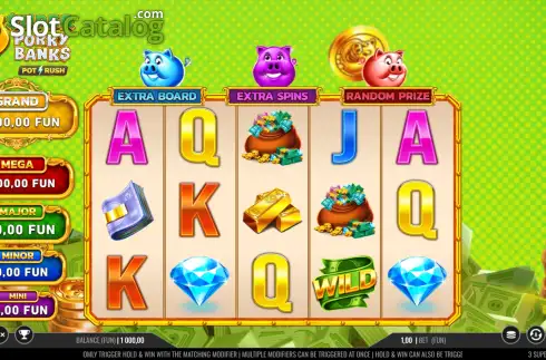 Скрин2. 3 Super Porky Banks слот