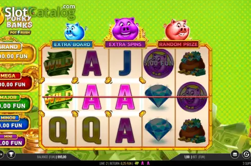 Скрин3. 3 Super Porky Banks слот