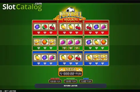 Скрин3. Football Hold & Blitz слот