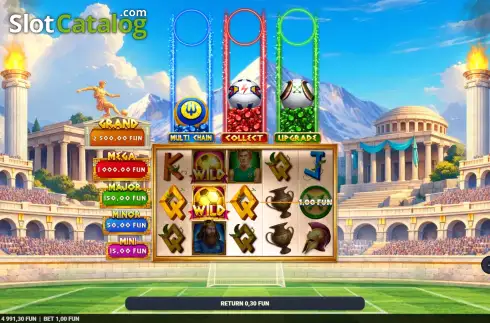 Скрин3. 3 Gods of Goalympus слот