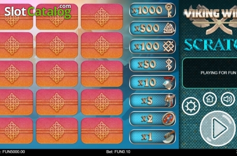 Скрин2. Viking Wilds Scratch слот