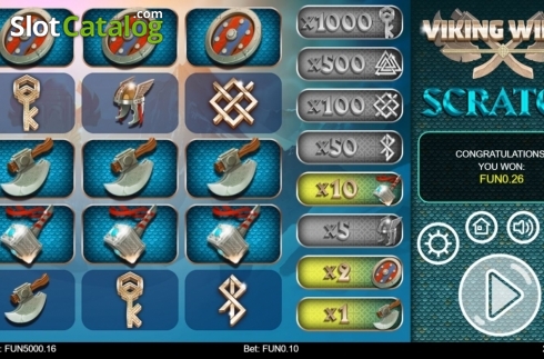 Скрин3. Viking Wilds Scratch слот