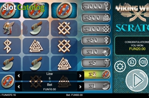 Скрин4. Viking Wilds Scratch слот