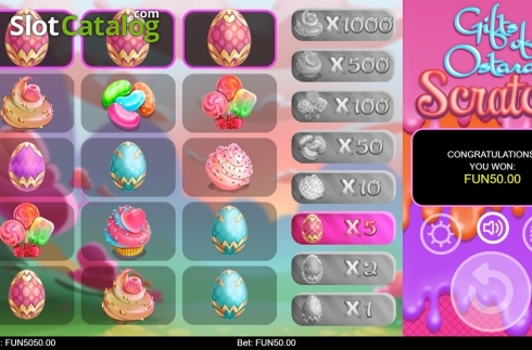 Скрин4. Gifts of Ostara Scratch слот