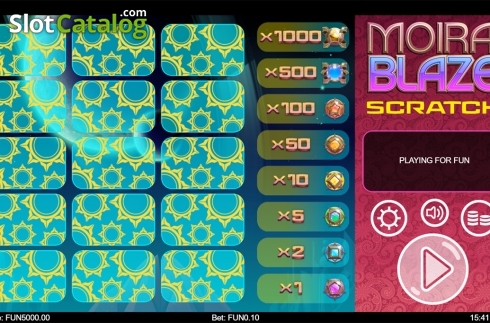 Скрин2. Moirai Blaze Scratch слот