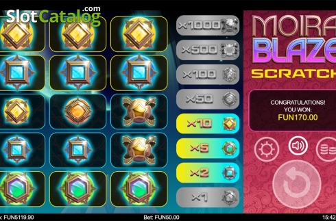 Скрин4. Moirai Blaze Scratch слот