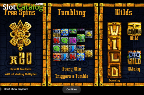 Скрин2. Aztec Wilds слот