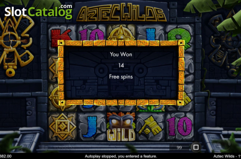 Скрин7. Aztec Wilds слот