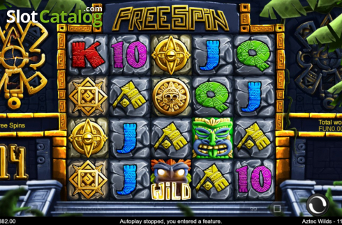 Скрин8. Aztec Wilds слот