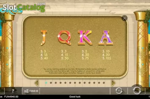 Скрин8. Treasure of Horus слот